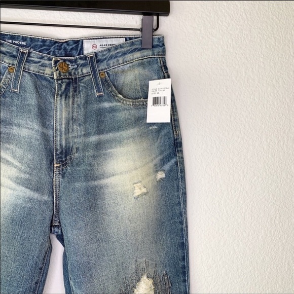 AG Cropped Distressed Jeans - Picture 3 of 6